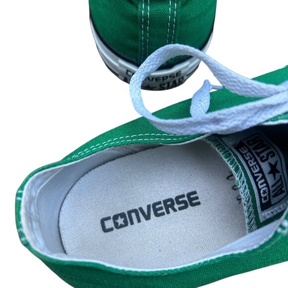 Converse Chuck Taylor All Stars Men's Green Low Top Skate Sneakers Size 12 - Picture 2 of 7